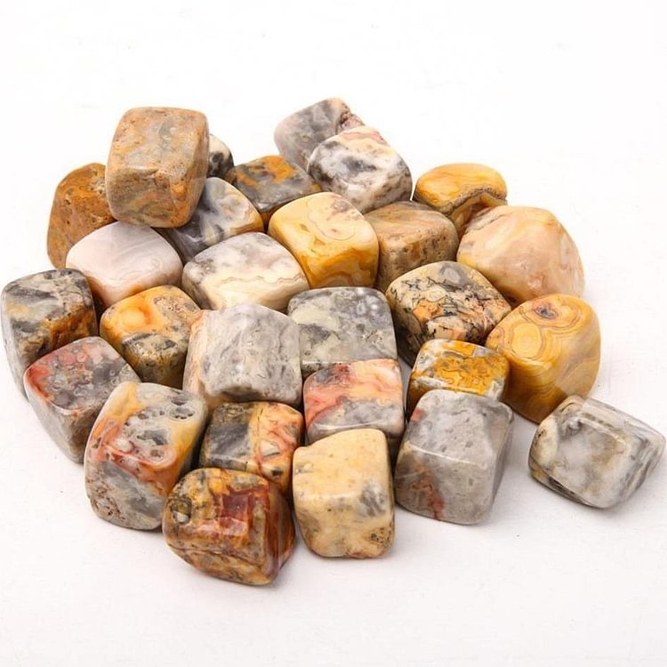 0.1kg Crazy Agate bulk tumbled stone Crystal wholesale suppliers