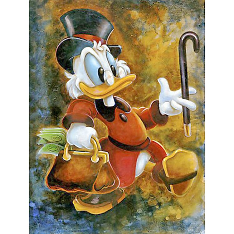Donald Duck - Full Round Drill Diamond Painting - 30x40cm(Canvas)