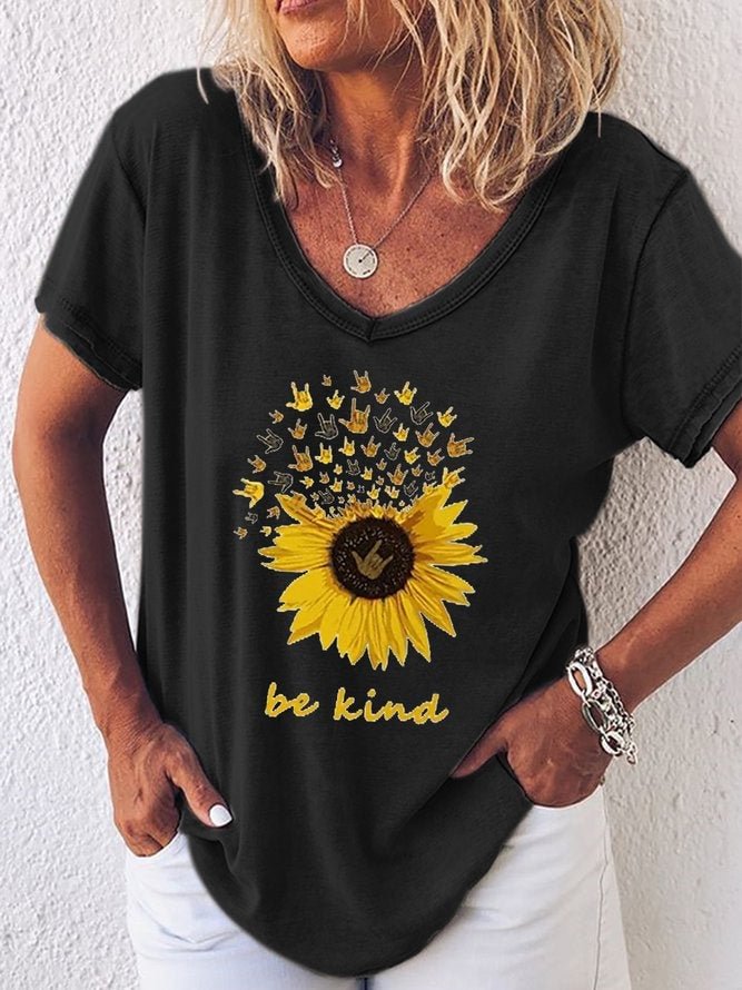Sunflower Be Kind Women's Shirts & Tops
