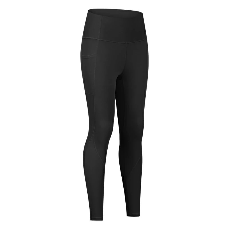 Hergymclothing active tights with pockets for yoga, biker and other exercise