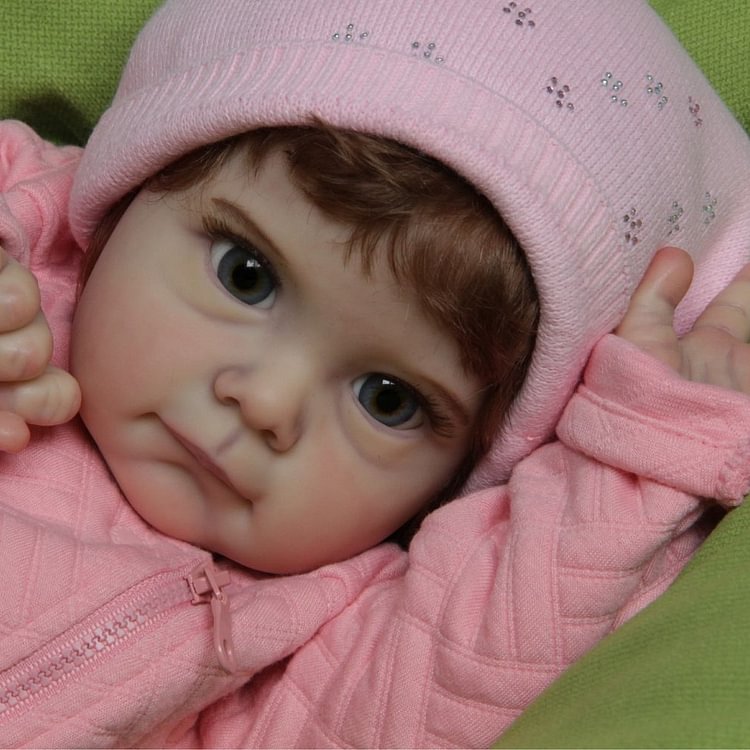  [Kids Toy Doll Gift Set] 17'' Realistic Reborn Baby Sweet Girl Doll Sienna - Reborndollsshop.com®-Reborndollsshop®