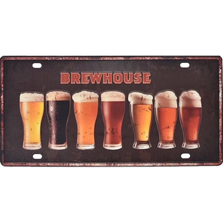 Beer House - License Tin Signs - 15*30CM
