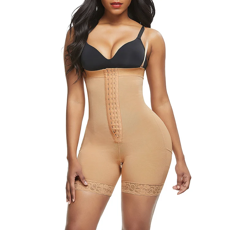 Wholesale Skin Color Adjustable Strap Bodysuit Plus Size