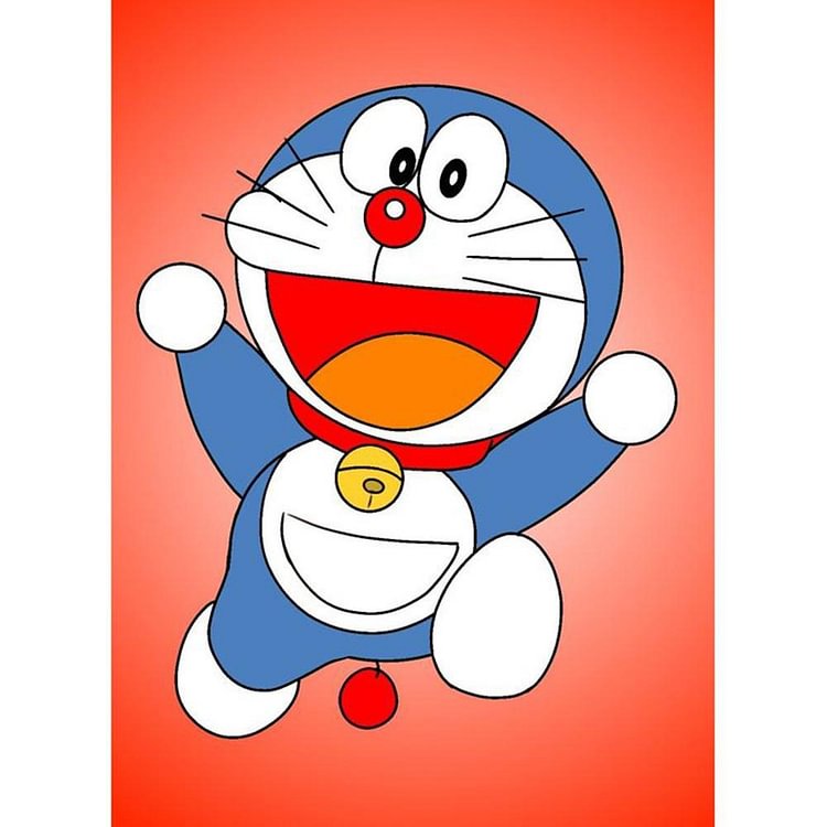 Doraemon - Full Round Drill Diamond Painting - 30x40cm(Canvas)