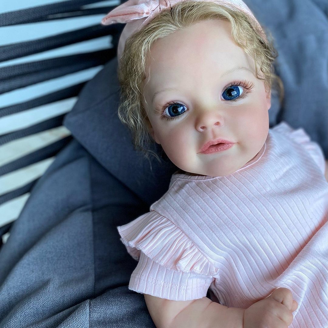 [Summer Sale]17'' Lifelike Realistic Girl Doll Named Mali Reborn Baby Doll with Blonde Hair