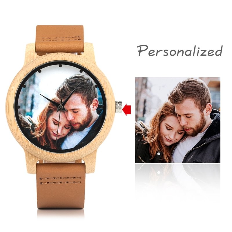 Custom Photo Personality Wood Quartz Watches-VESSFUL