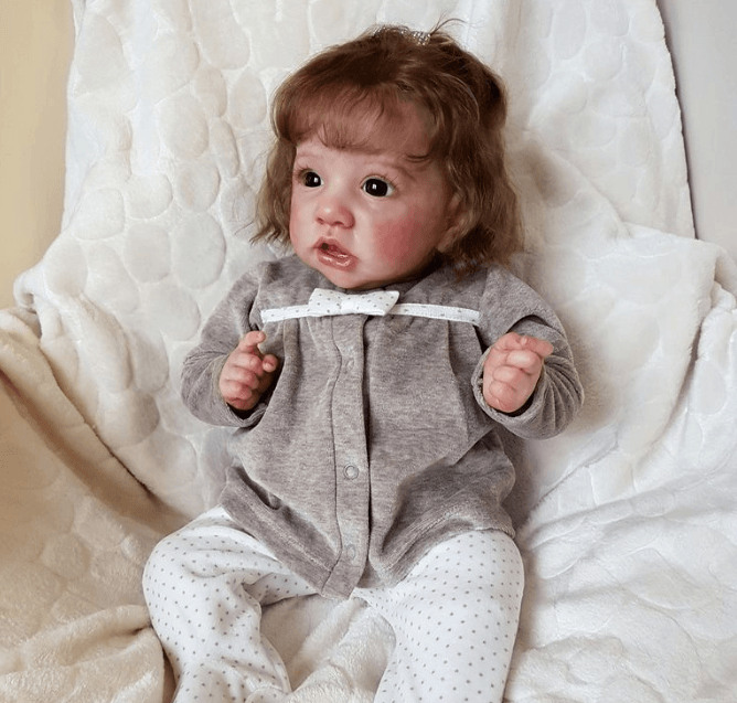 Mini 12'' Realistic Silicone Sweet Reborn Baby Girl Etelvina by Creativegiftss® Exclusively 2022 -Creativegiftss® - [product_tag]