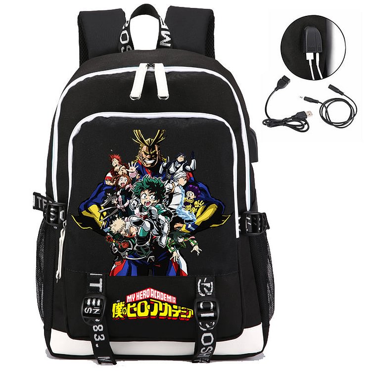 Mayoulove Anime My Hero Academia Bookbag Daypack Laptop Bag Backpack School Bag-Mayoulove