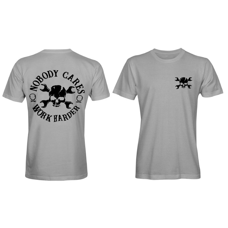 (Sale $18!) Livereid Nobody Cares Work Harder Men's T-shirt - Livereid
