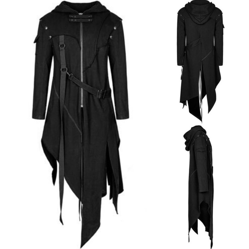 Function Hooded Irregular Windbreaker Coat / Techwear Club / Techwear