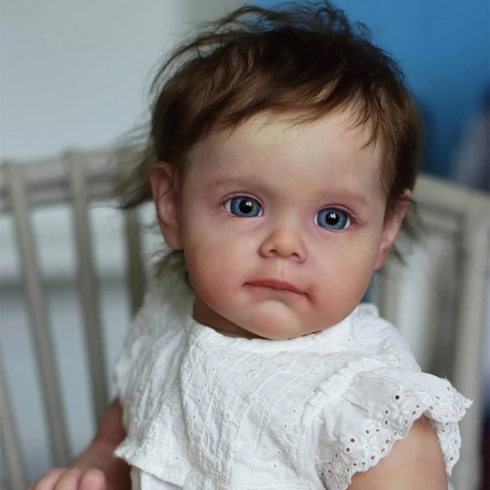 17" or 22" Realistic Reborn Baby Girl Doll Gusan, Real Life Baby Dolls Set Special Birthday Gift