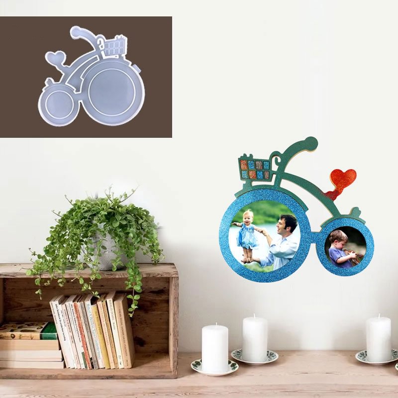 Bicycle Photo Frame Silicone Molds