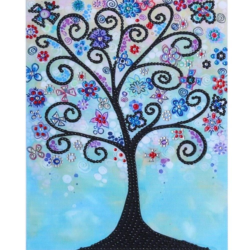 Partial Special Shaped Diamond Painting Novelty Tree