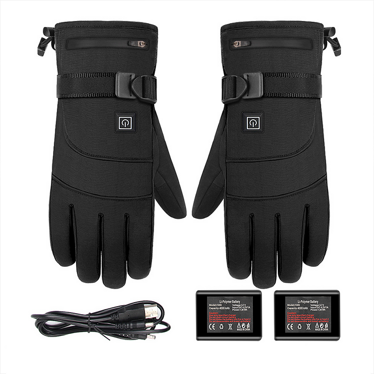 Rechargeable Electric Battery Heated Gloves - Snowproof Touchscreen Support Heated Gloves - tree - Codlins