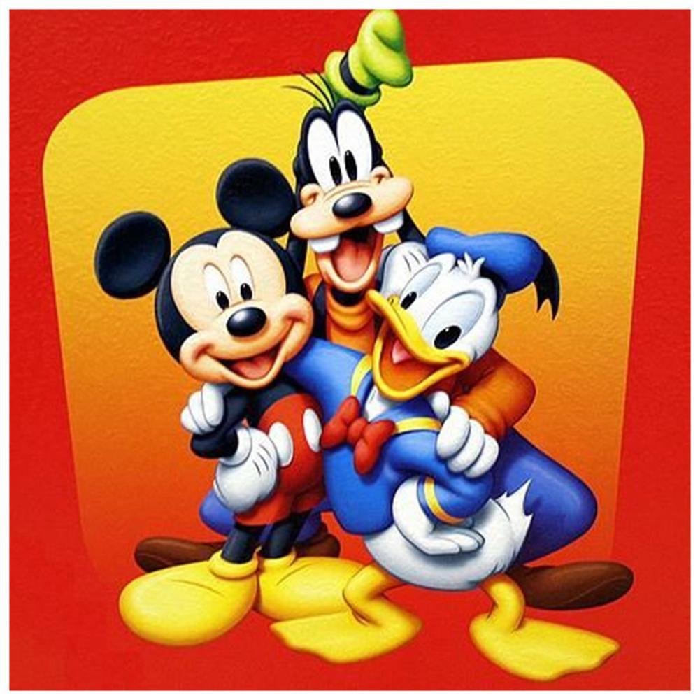 Full Round Diamond Painting Mickey Mouse (30*30cm)