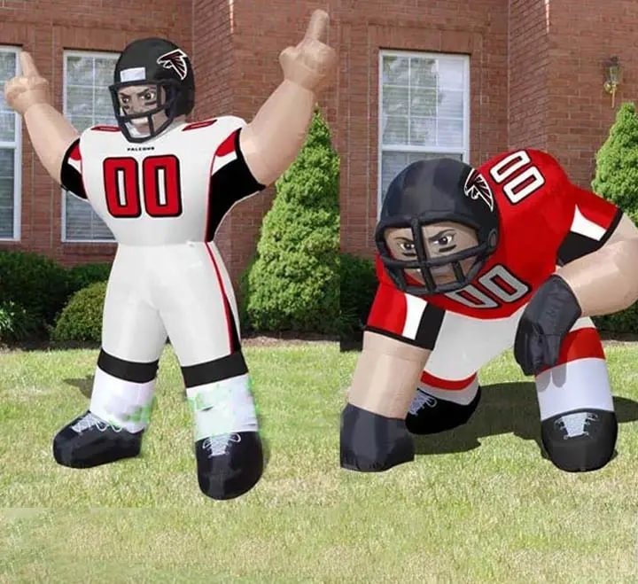 giant inflatable nfl players