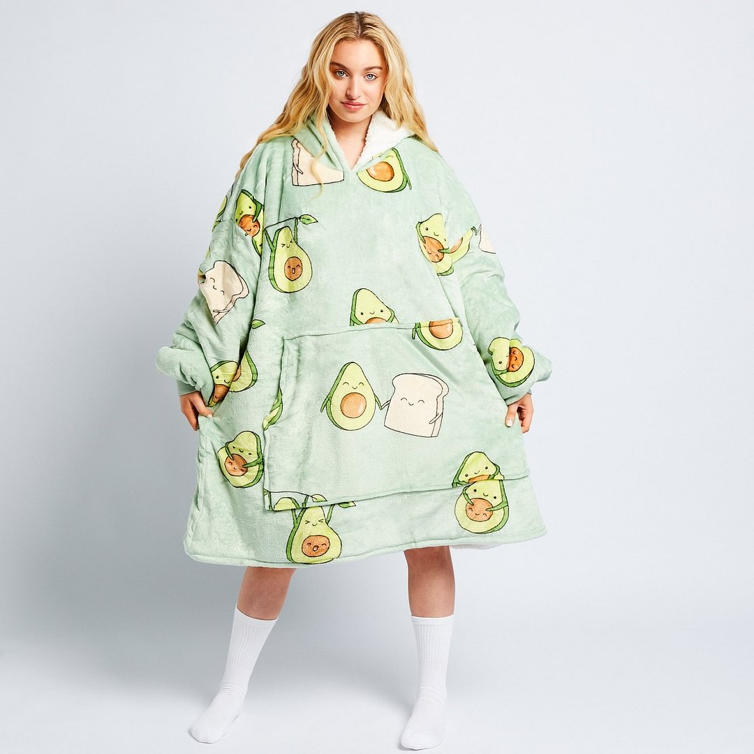 Avocado Oodie Hooded Blankets - vzzhome