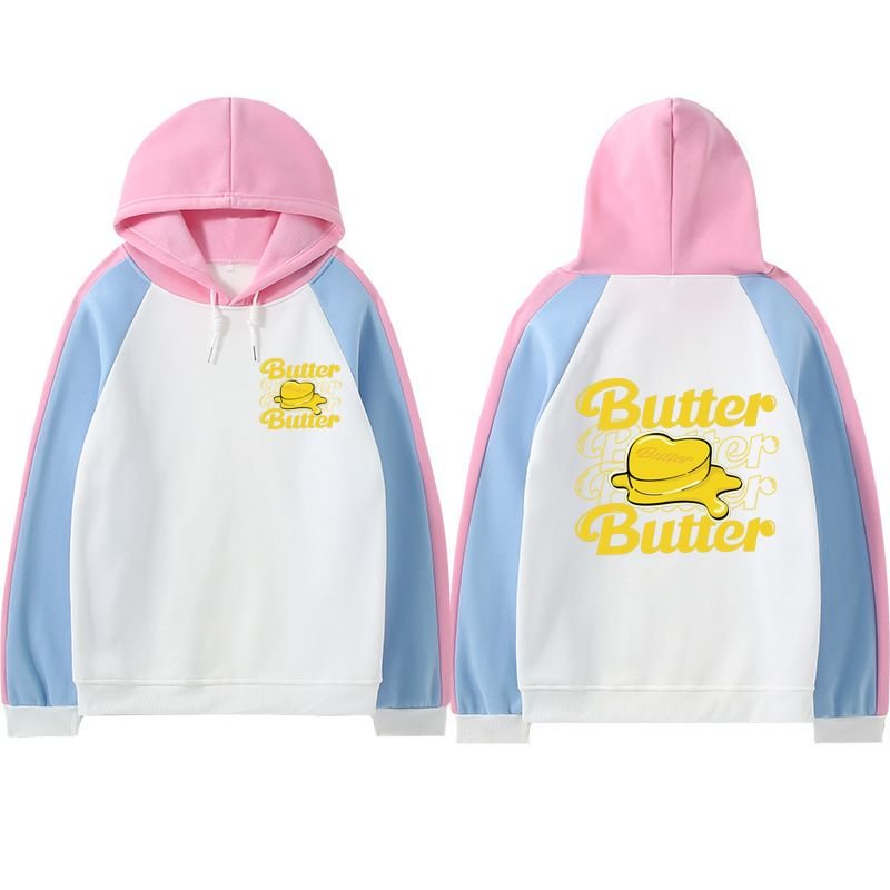 방탄소년단 Butter Colorblock Hoodie