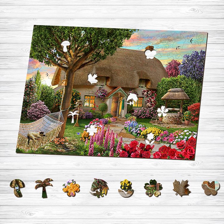 Vacation House Wooden Puzzle