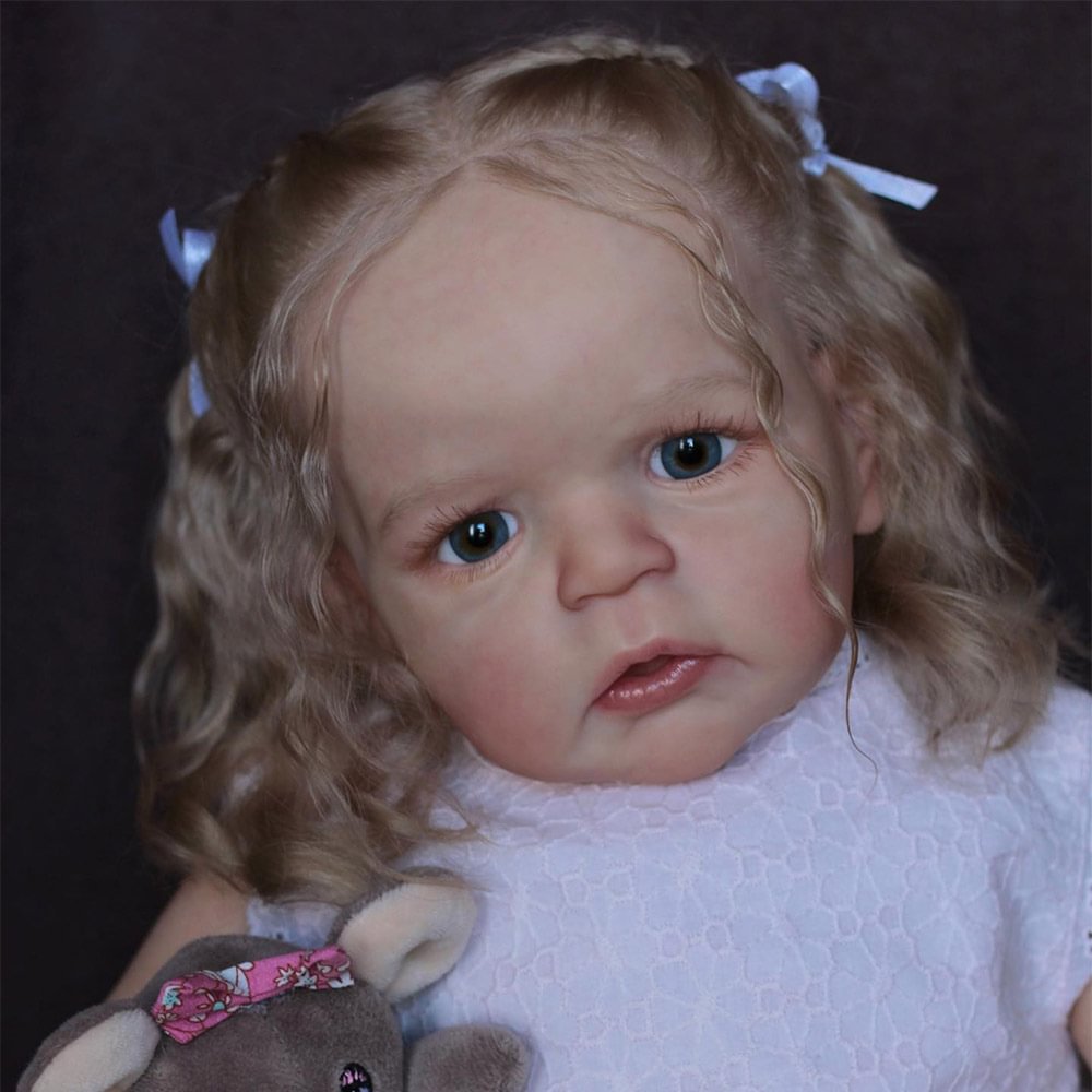 24'' Best Reborn Toy Dolls for Children, Realistic Beautiful Reborn Baby Toddler Girl Doll Elma Gift 2022