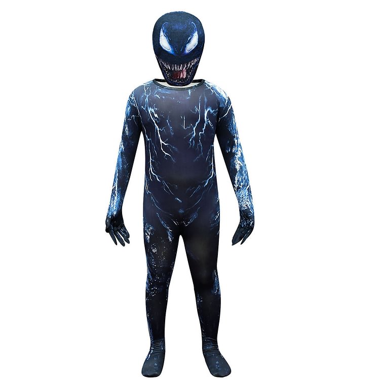 Halloween set cosplay Red Venom 2 Spider-Man Big Boy Siamese Headgear Costume 4594-Mayoulove