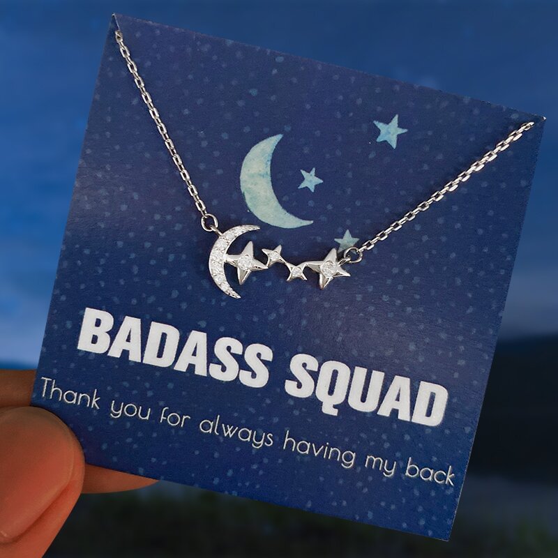 S925 Thank You for Always Having My Back Necklace