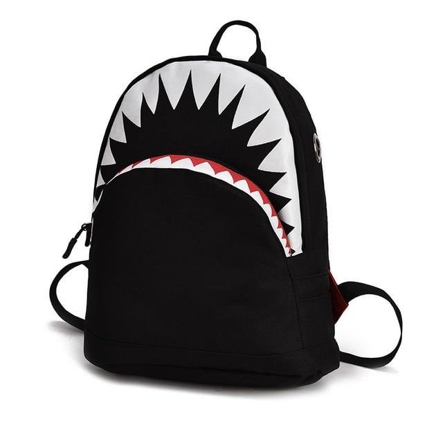 Baby Shark Canvas Backpack、、sdecorshop