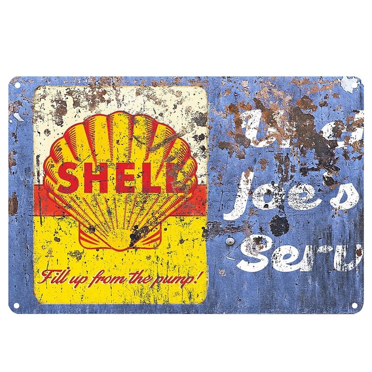 Shell - Vintage Tin Signs