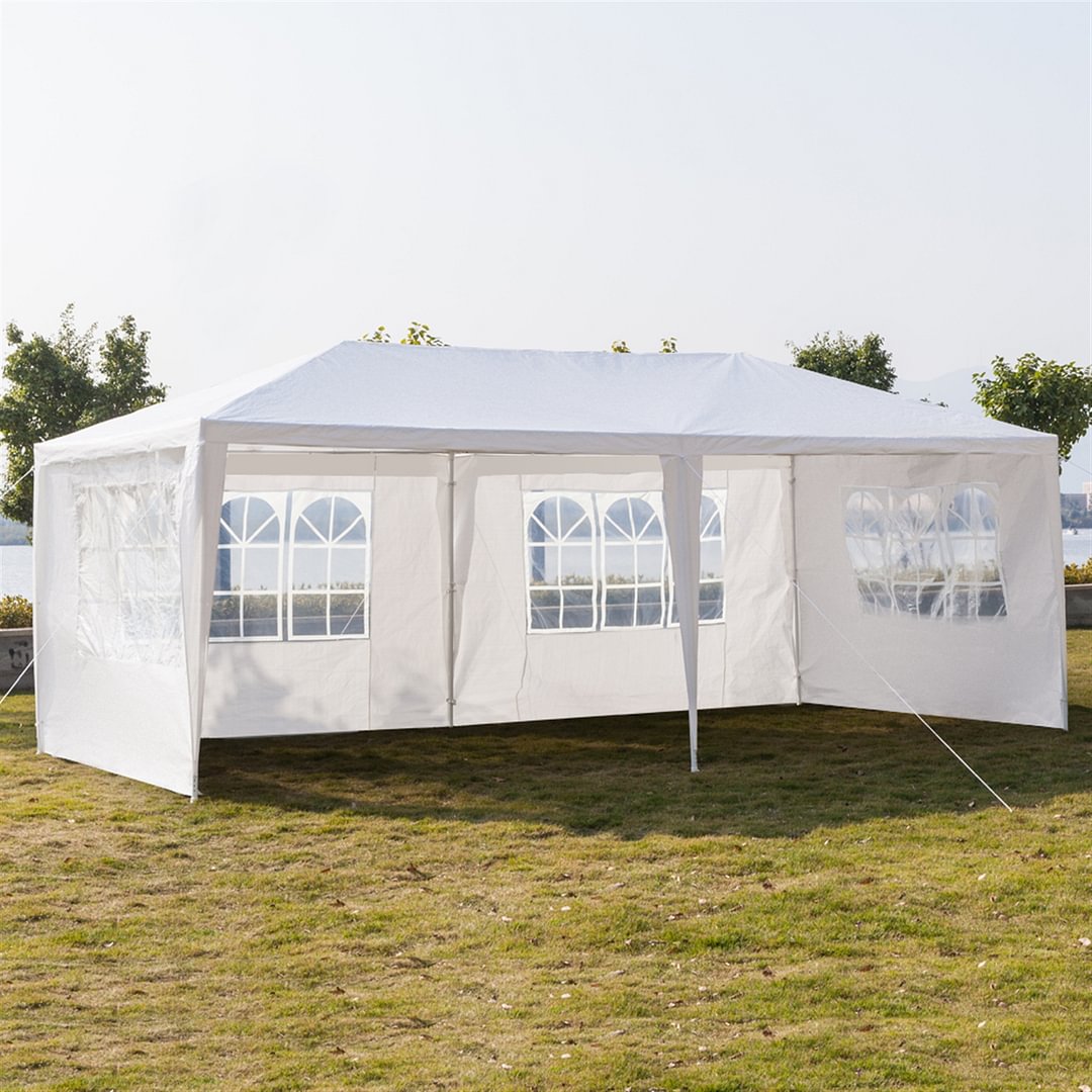 10'x20' Waterproof Pop Up Canopy Tent with Sides - vzzhome
