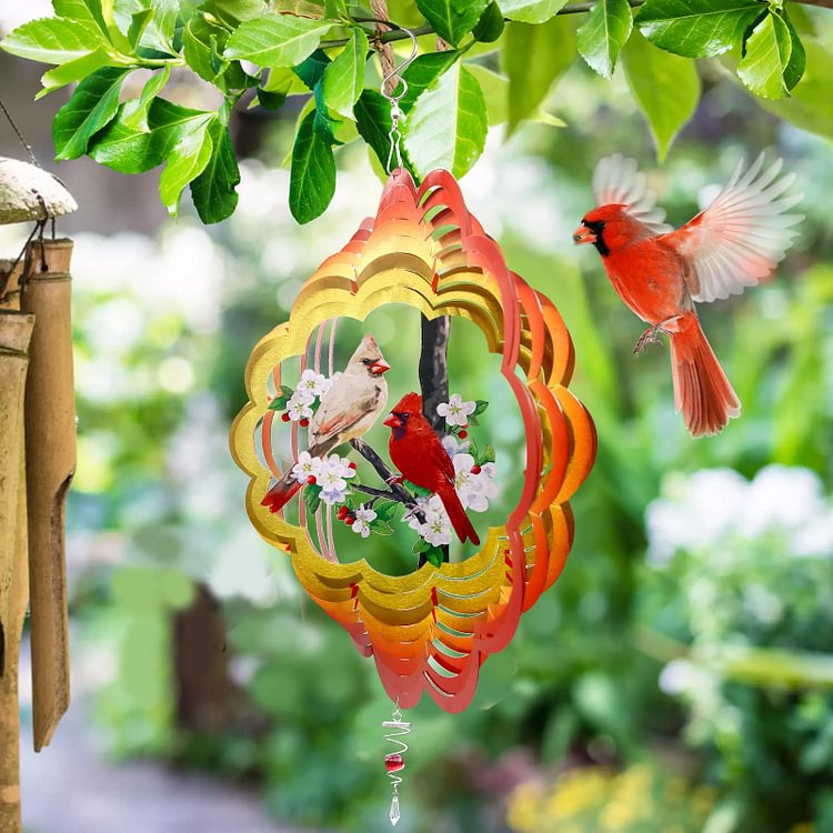 3D Garden Decorative Cardinal Wind Spinner - Sean - Codlins