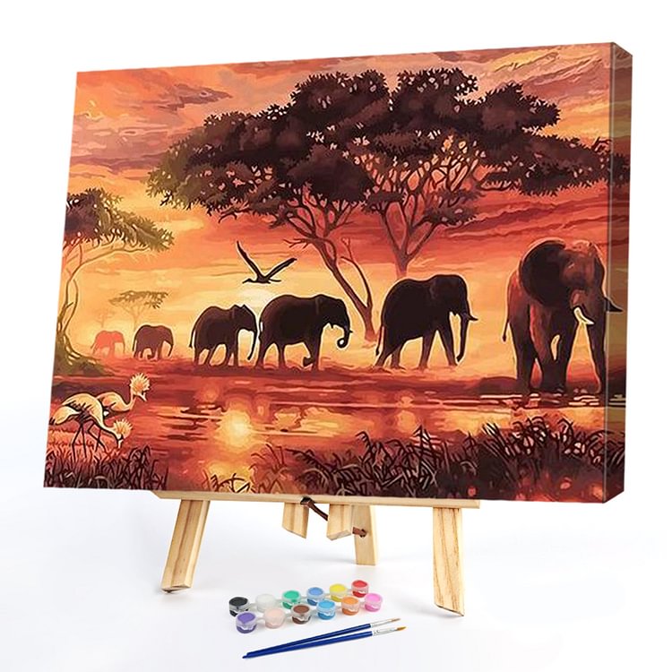 Elephant - Paint By Numbers - 40*50CM