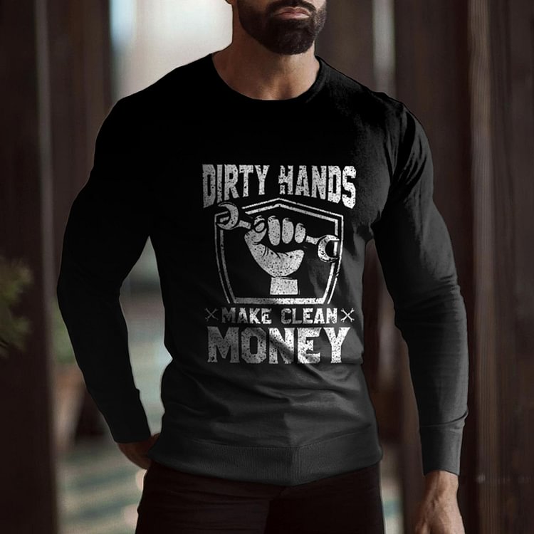 BrosWear Dirty Hands Make Clean Monkey T-Shirt
