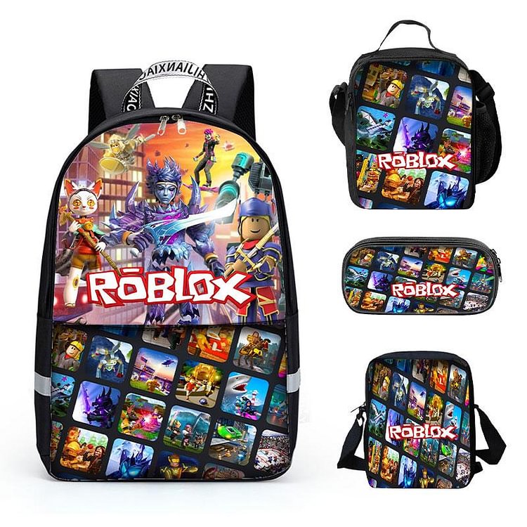 Mayoulove NEW Roblox Backpack Lunch box School Bag Kid Bookbag-Mayoulove