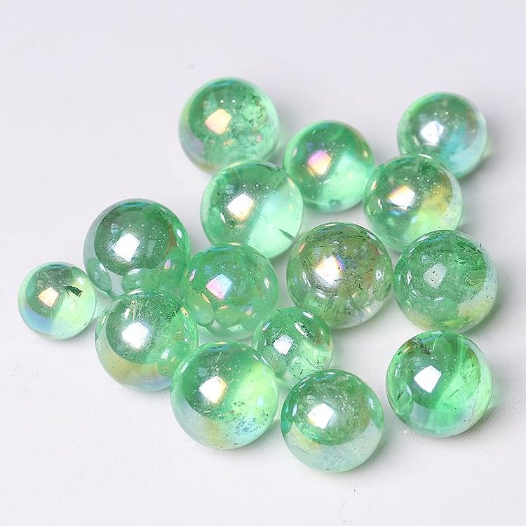 0.25kg Aura Green Crystal Sphere Crystal wholesale suppliers