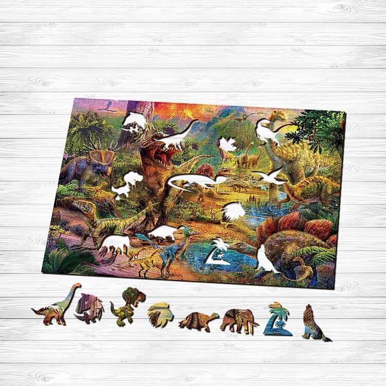 Dinosaur Kingdom Wooden Puzzle