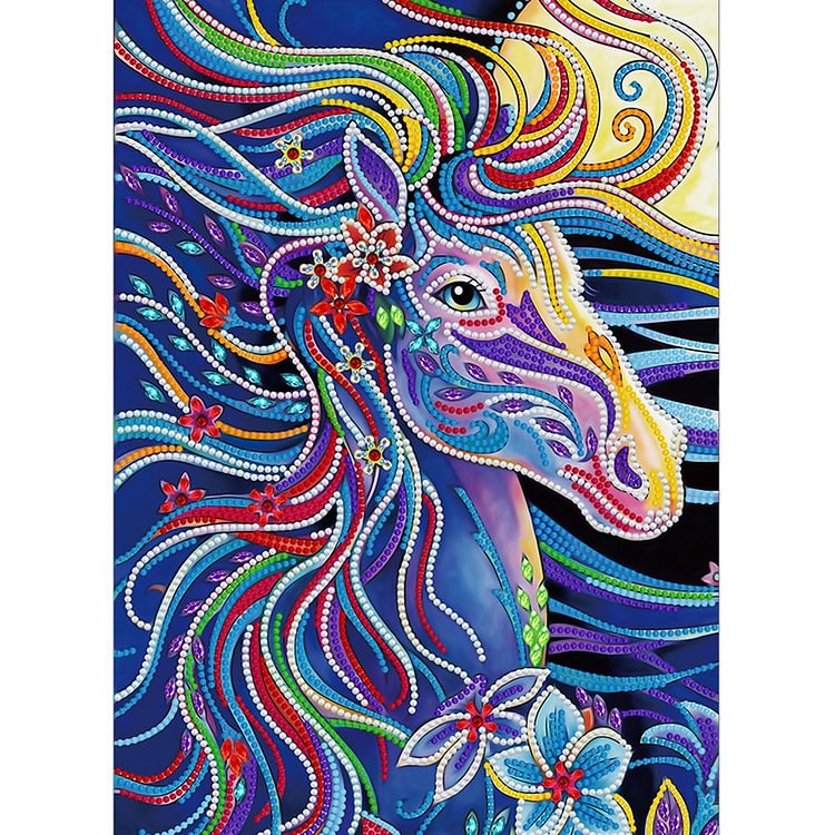 Horse - Special Shaped Diamond Painting - 30*40CM