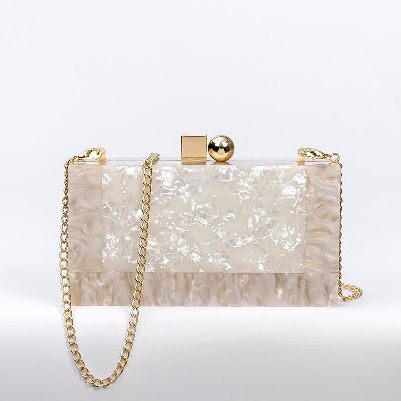 Acrylic Clutch Lady Party Evening Bags-VESSFUL