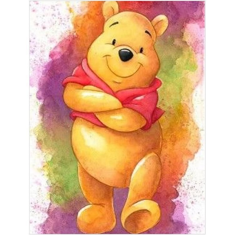 Winnie the Pooh - Full Round Drill Diamond Painting - 30x40cm(Canvas)