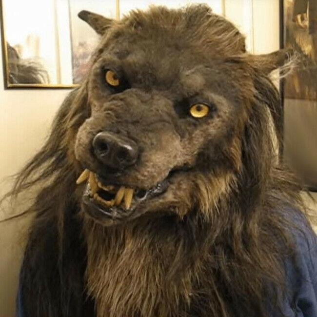 Halloween WEREWOLF Scarf Scary Wolf Dog Horror Mask - vzzhome
