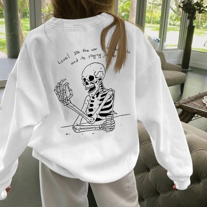 Look It's The World's Smallest Violin And It's Playing Just For Me Sweatshirt - Krazyskull