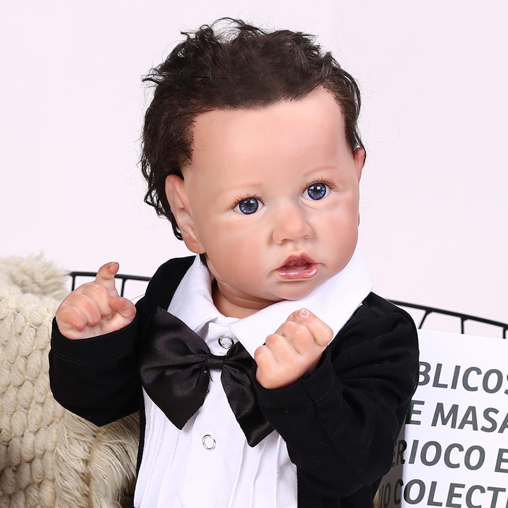 My Reborn Baby Doll Realistic Hand-painted Real Like Reborn Silicone Baby girl 12 inch Barnett 2022 -Creativegiftss® - [product_tag]