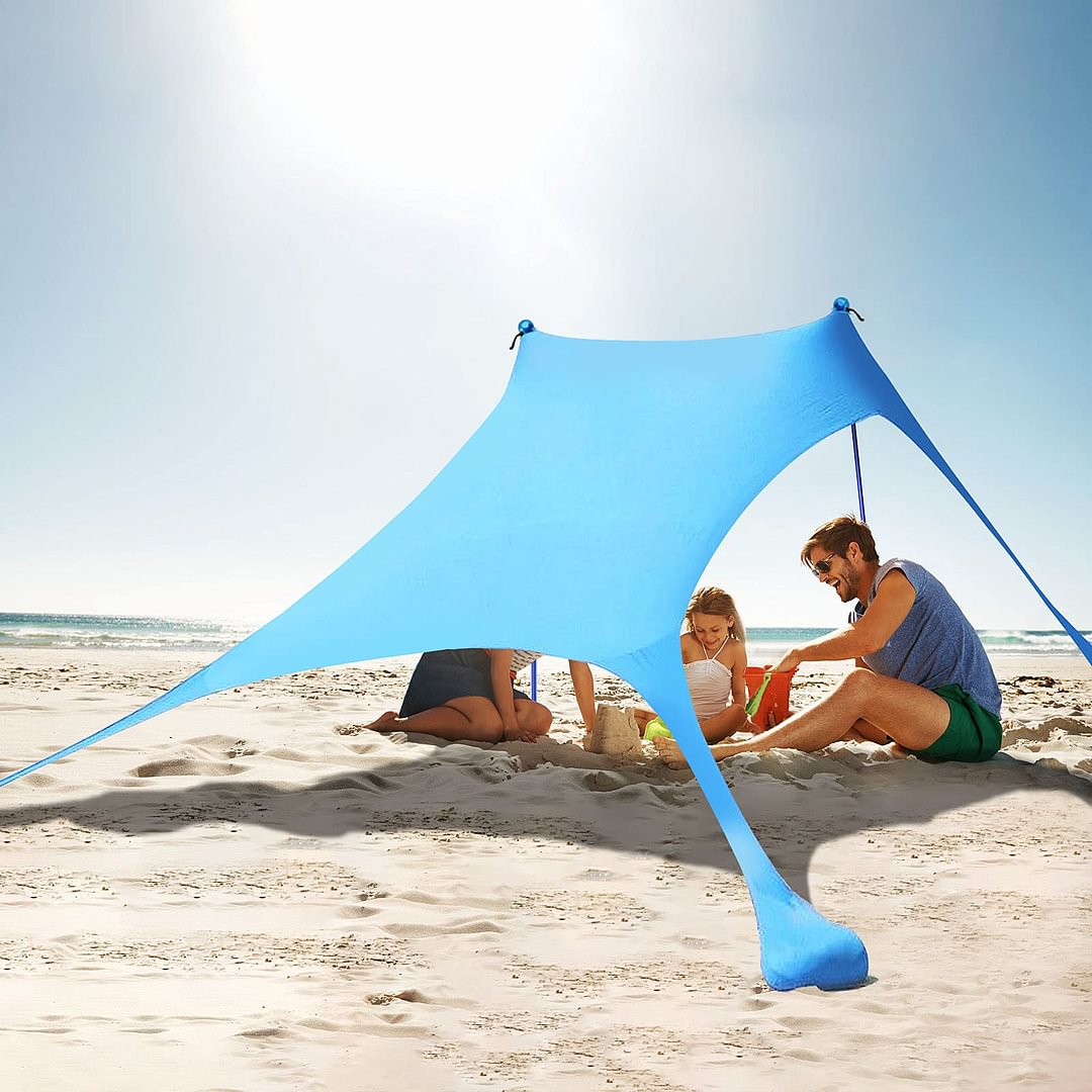 Beach Sunshade Beach Tent- Perfect Sun Shelter-beach Shade Tent、、sdecorshop