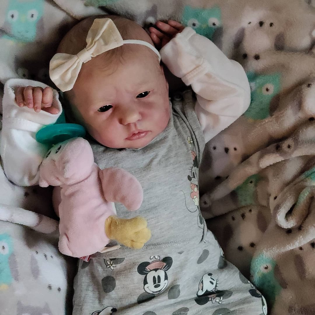 19 Inches Carey Reborn Babies Dolls, Realistic Reborn Toddler Girls
