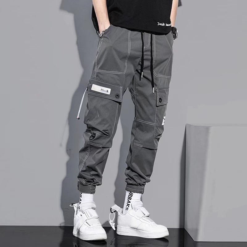 Unisex Men's Overalls Youth Fashion Casual Pants Handsome Harem Pants