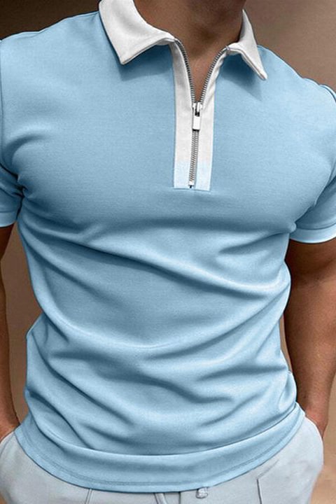 Tiboyz Men's Fashion Casual Polo Shirt