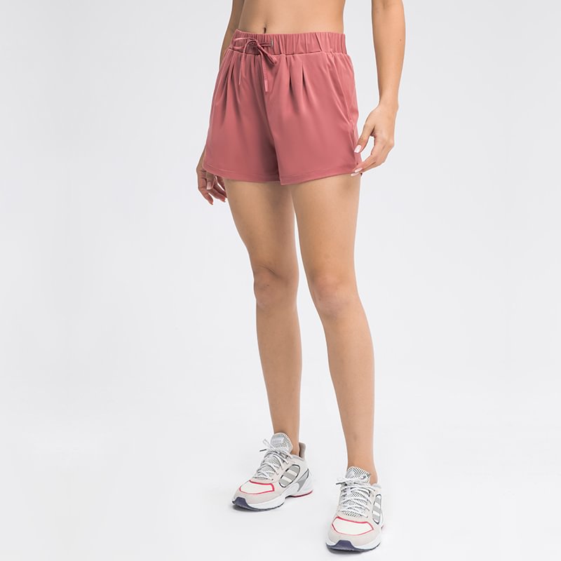 Drawstring workout shorts at Hergymclothing sportswear online shop