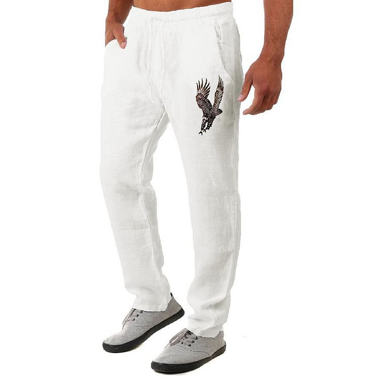 BrosWear Men's Comfortable Loose Casual Long Pants