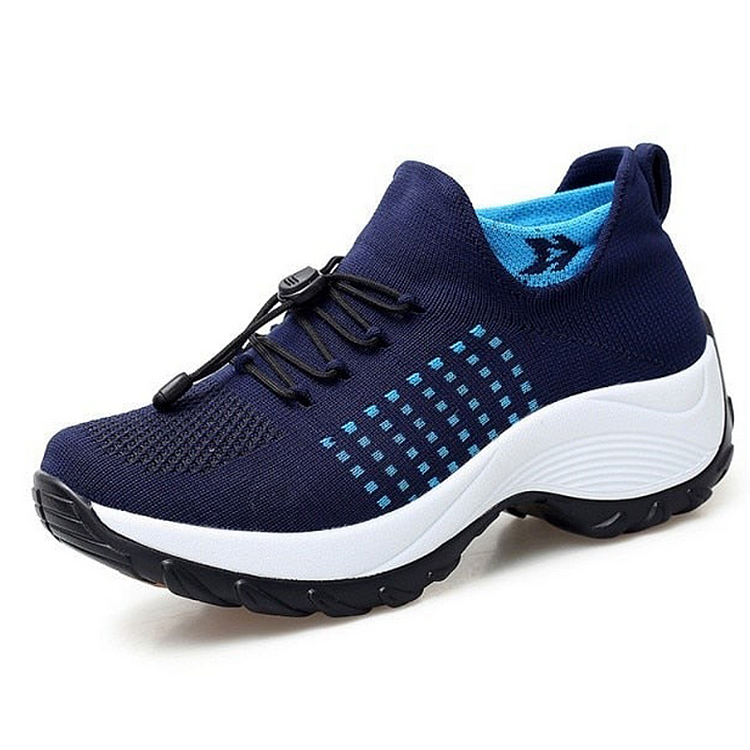 Women Super Soft Breathable Height-Increasing Sneaker Shoes