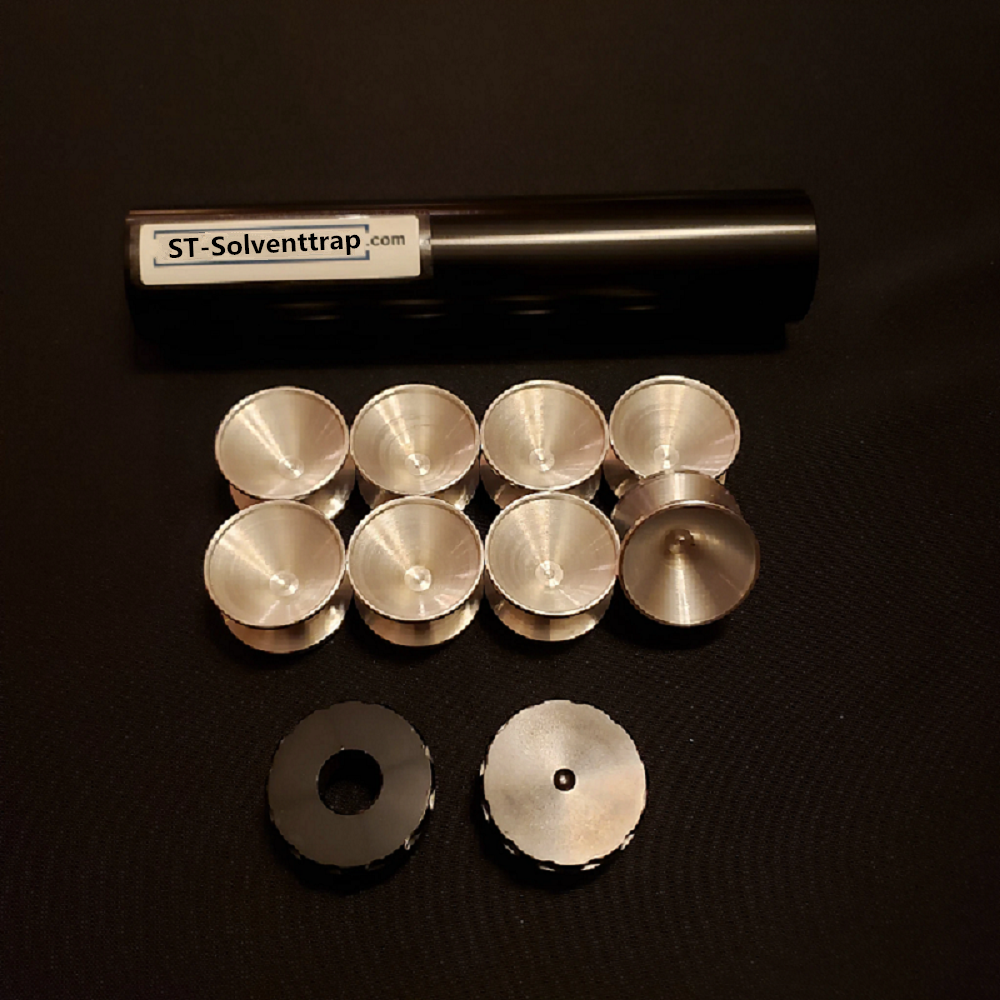 9"L Aluminum Tube D Cell 8pcs Stainless Steel K Cups 1/228 5/824 End