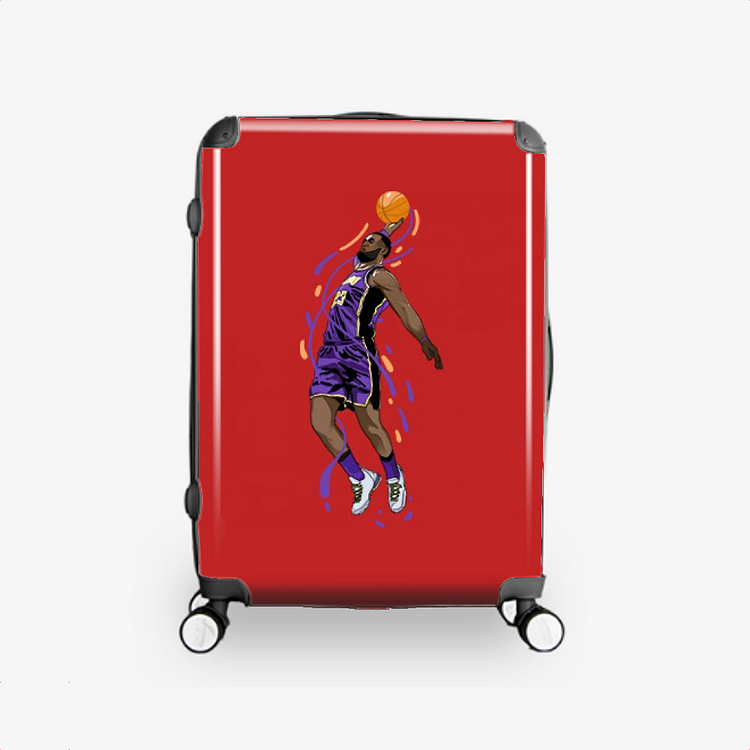 Los Angeles Lakers James, Basketball Hardside Luggage